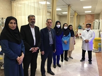 بازدید معاون درمان دانشگاه از بیمارستانهای شهرستان بیرجند به مناسبت عید سعید غدیر خم و تبریک به پرسنل